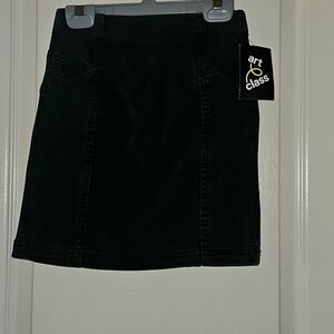 Art Class Girls Mini Skirt 7/8 Medium  NWT Black